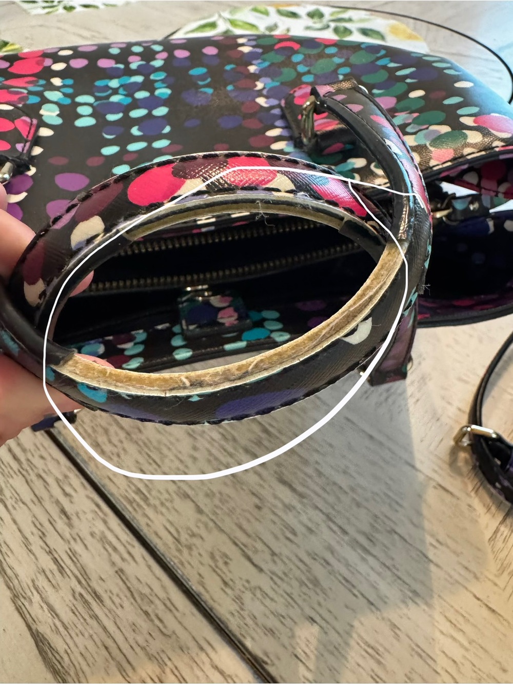 Kate Spade New York Confetti Dot Satchel Crossbody Bag - Picture 16 of 16